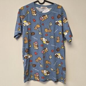 Rilakkuma Food T-shirt Blue L